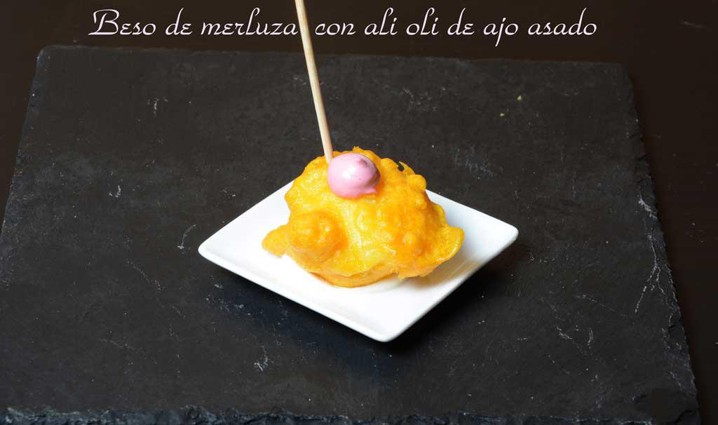 Aperitivos de boda. Beso de Merluza