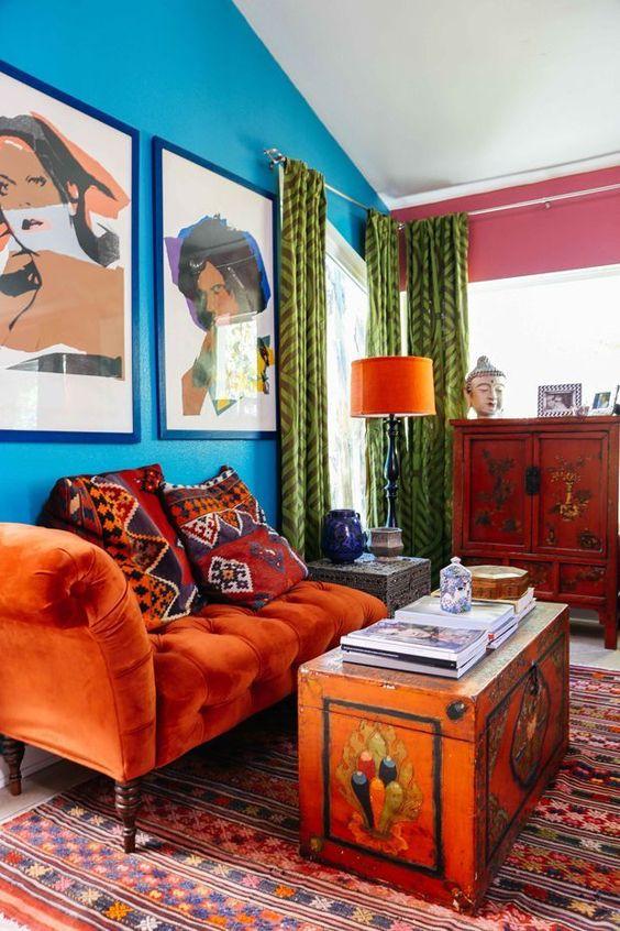 Esquema de contrate en decoración.