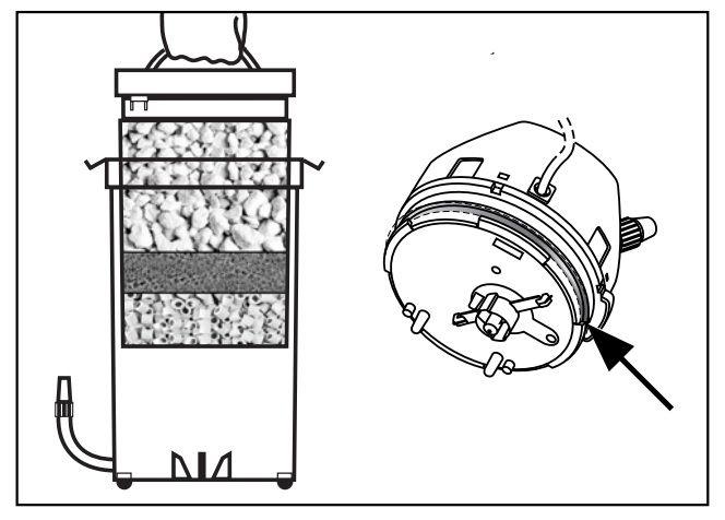 filtro eheim classic 250, montaje