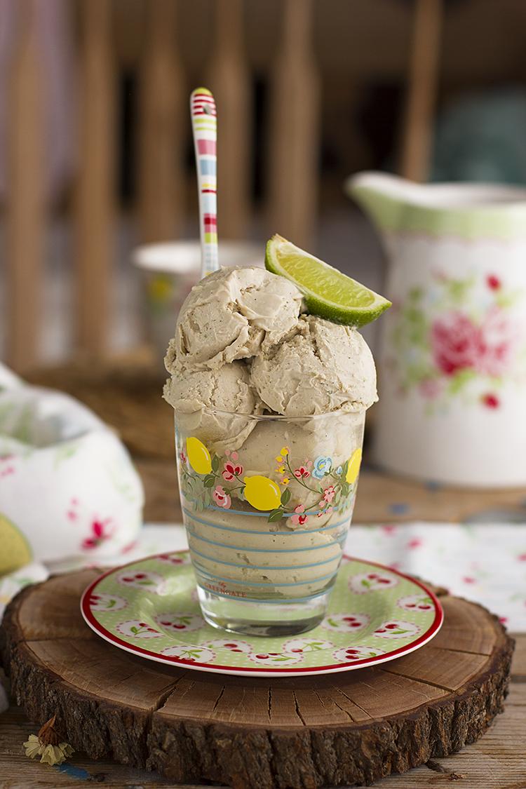 Helado de lima limón saludable el más cremoso de los helados veganos