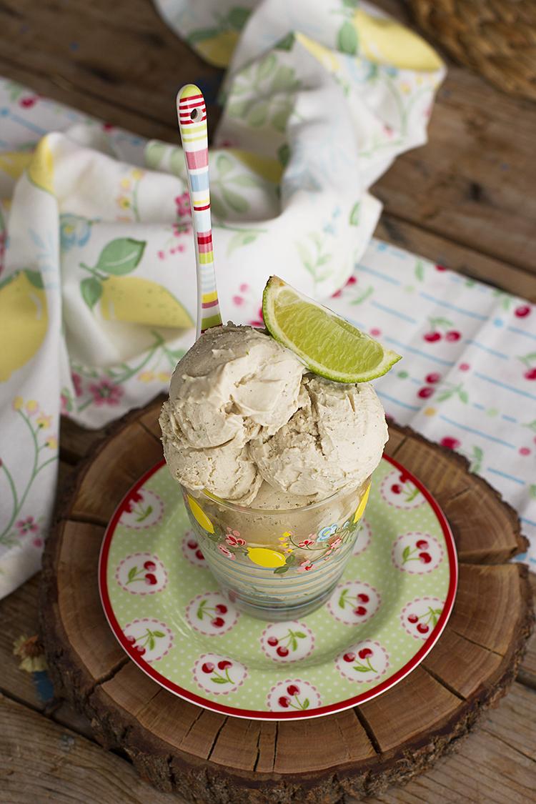 Helado de lima limón saludable el más cremoso de los helados veganos