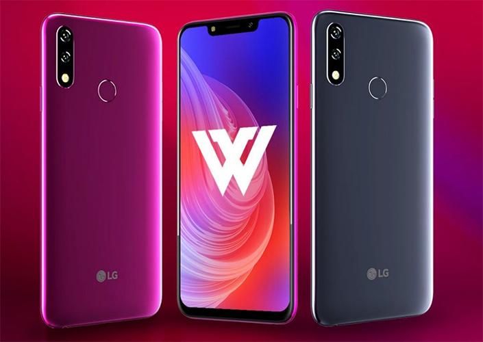 LG W10 Diseño y pantalla