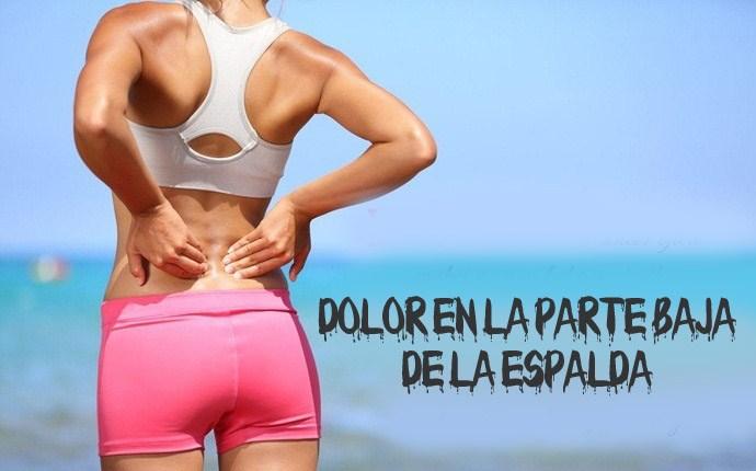 síntomas del cáncer de ovario - dolor en la parte baja de la espalda
