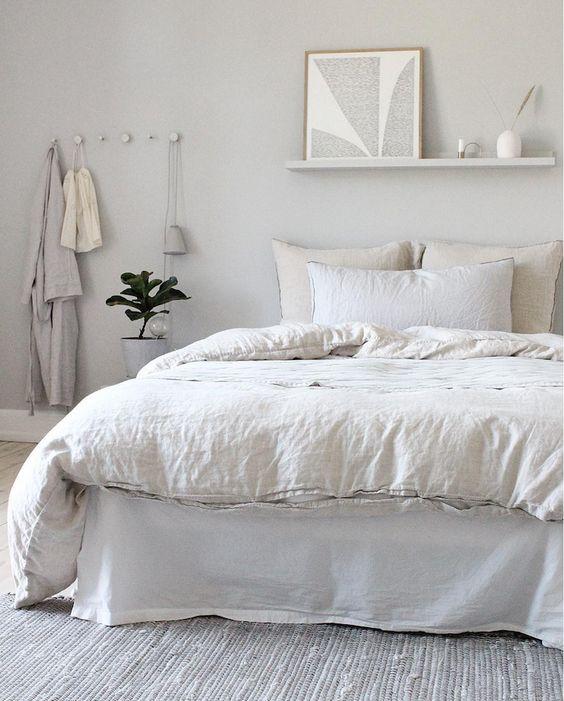 cabeceros en dormitorios nórdicos