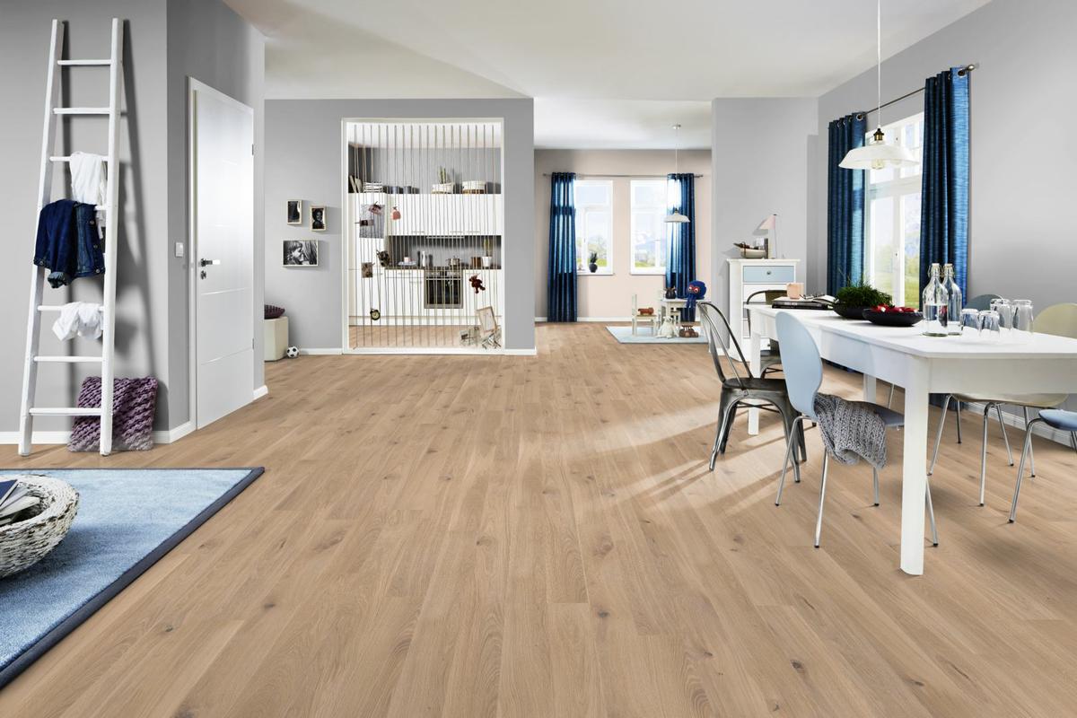 Parquet flotante cocina y comedor