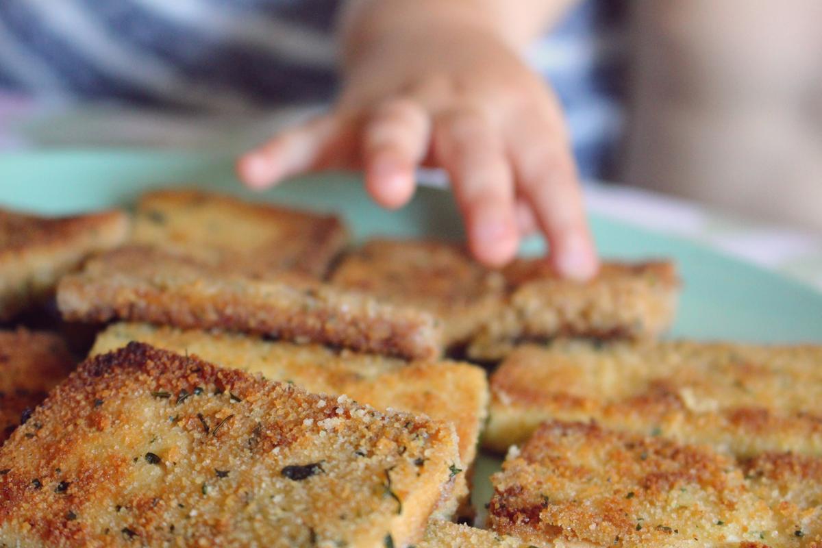 receta Tofu empanado