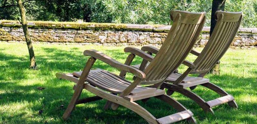 Tumbonas de madera