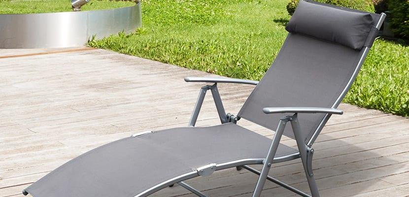 Tumbona para el jardín