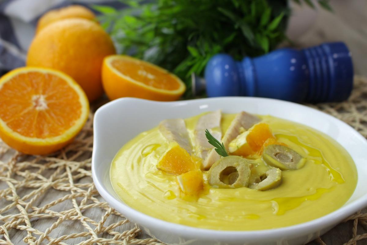 Salmorejo de naranja o porra de naranja sin tomate