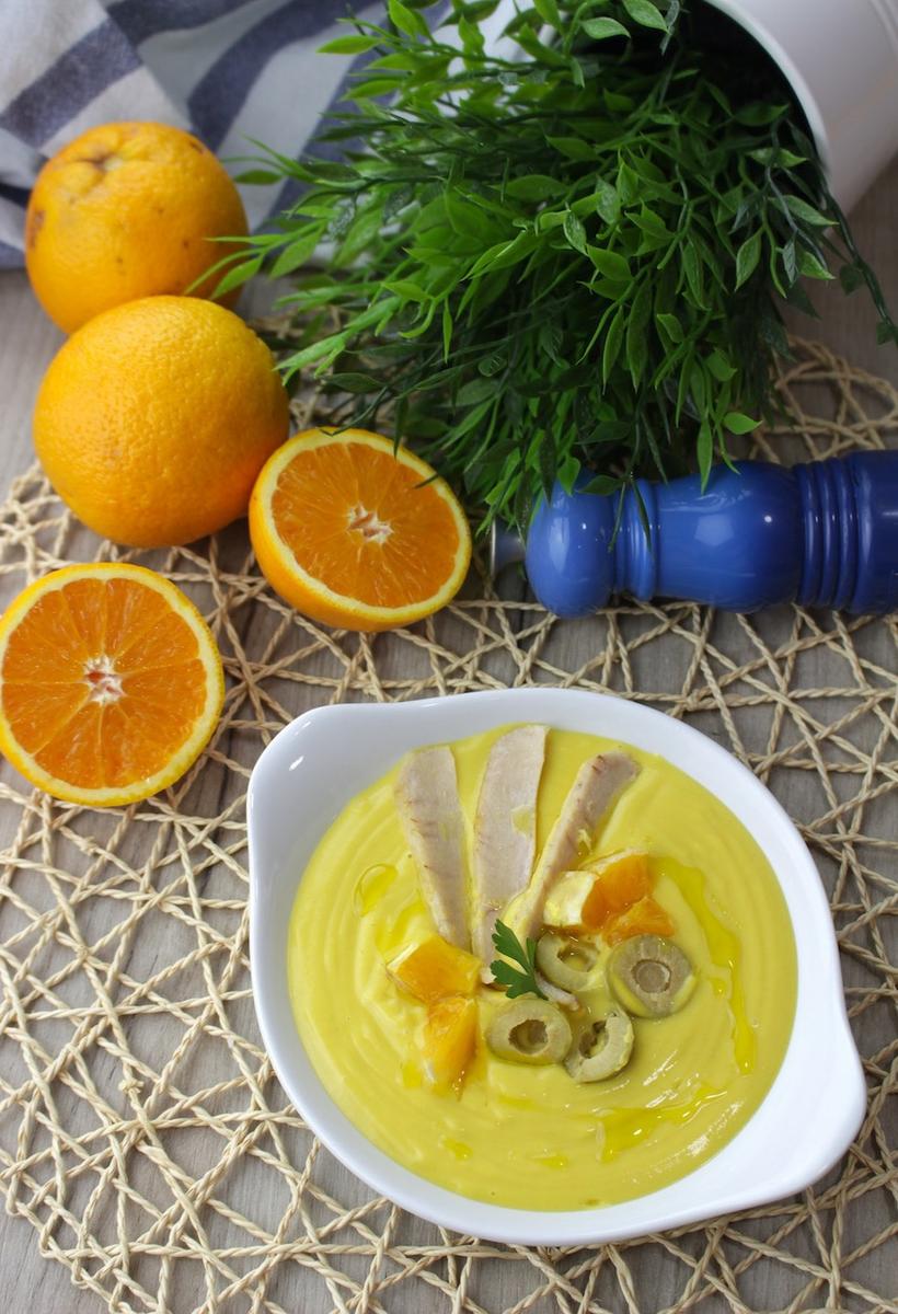 Salmorejo de naranja o porra de naranja sin tomate