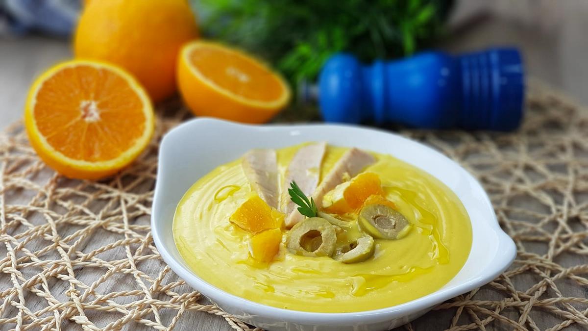 Salmorejo de naranja o porra de naranja sin tomate