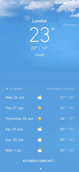 Cambiar tareas en EMUI 10