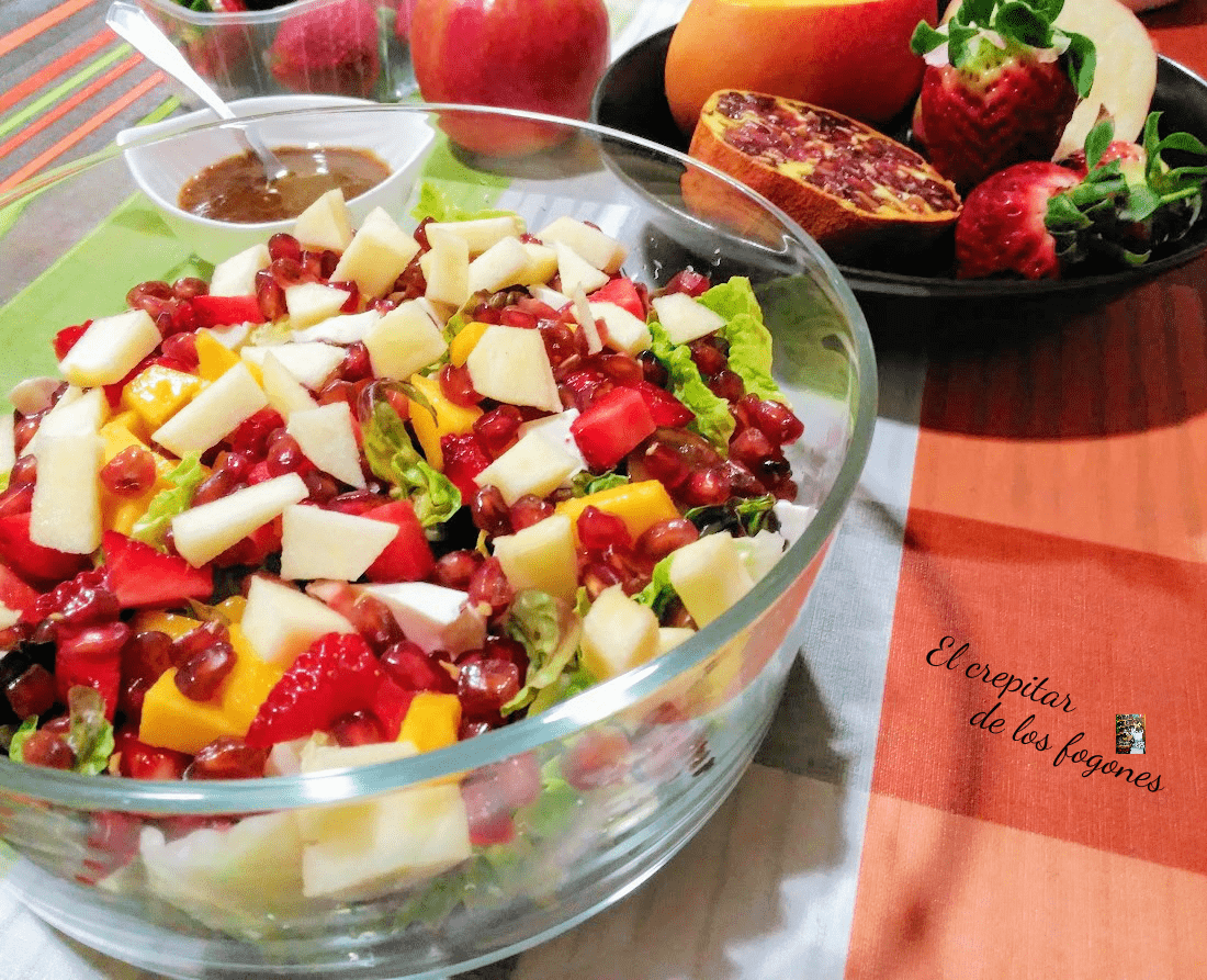 ensalada de frutas y hortalizas