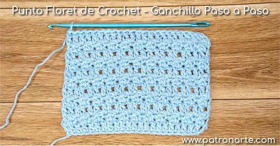 Punto Floret de Crochet - Ganchillo Paso a Paso blog