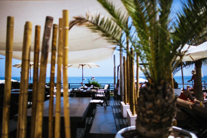 chiringuito frente de la playa 