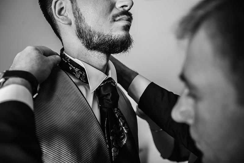 preparativos del novio