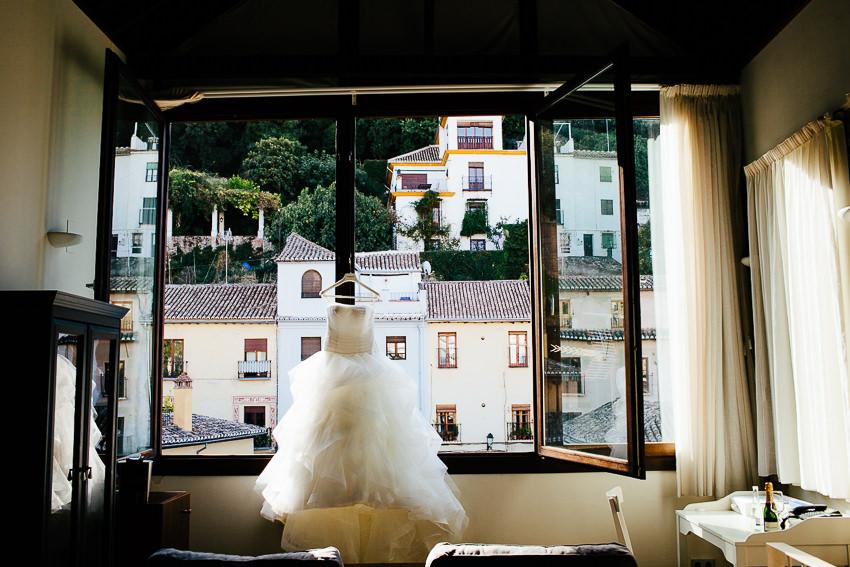 vestido de novia hotel shine granada