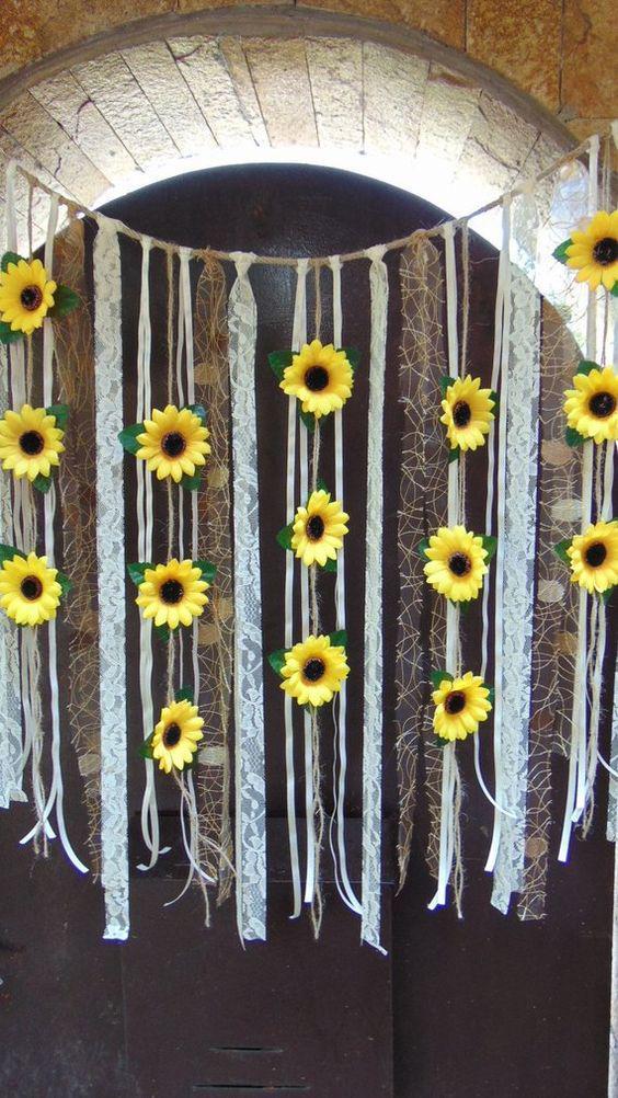 Preciosas ideas para fiestas con girasoles | Manualidades