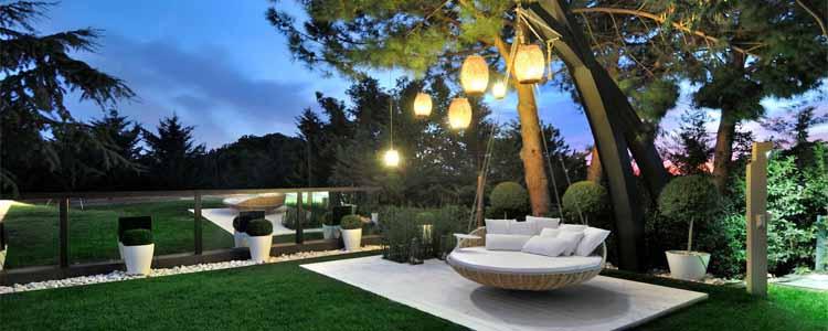 Mobiliario de jardín de verano