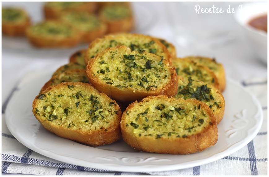 Pan de ajo, receta fácil y rápida de preparar
