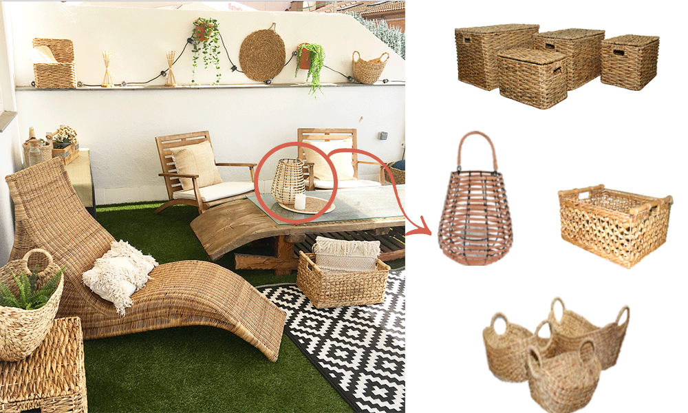 Decoración de terraza con Conforama