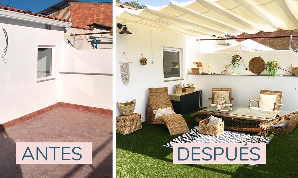 La terraza de @roser_home_ decorada con Conforama