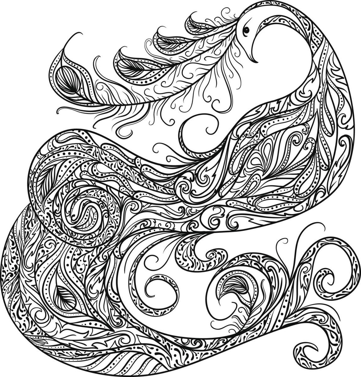 Tatuaje de costilla de pavo real