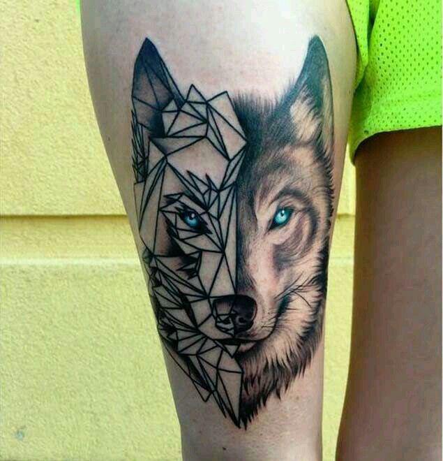 Tatuajes para hombres en la pierna de animales