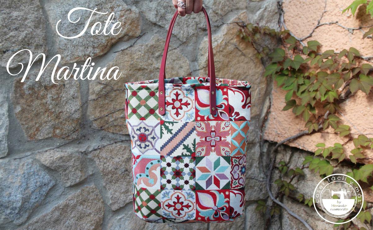 bolso tote martina coser facil menudo numerito