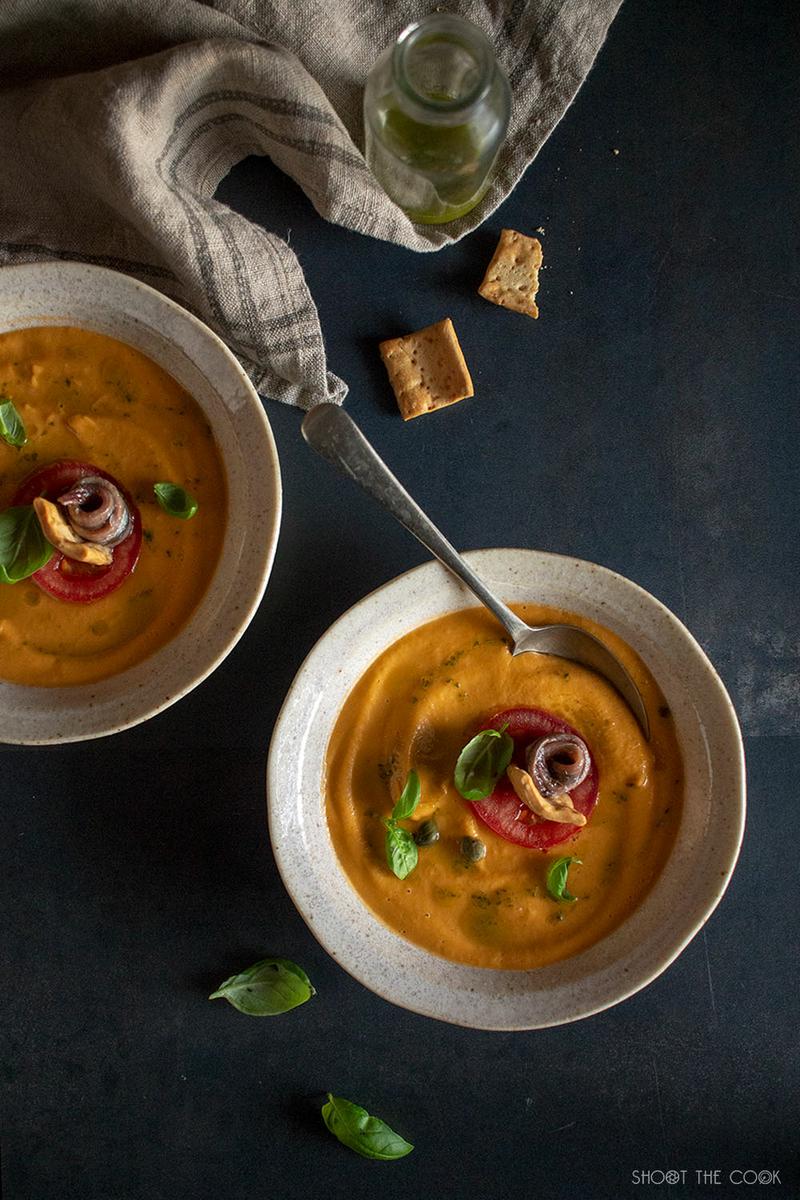 Gazpacho de garbanzos
