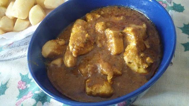 Receta Pollo al curry picante