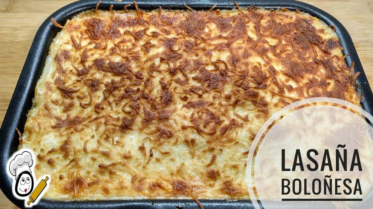 Lasaña boloñesa en Thermomix tm5