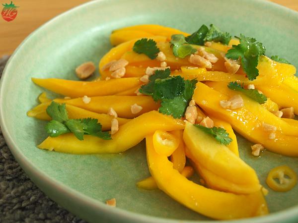 Receta Ensalada de mango y cacahuete HortoGourmet