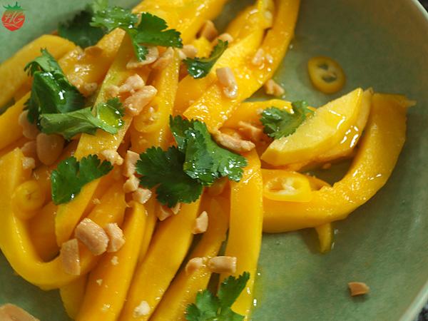 Receta Ensalada de mango y cacahuete HortoGourmet
