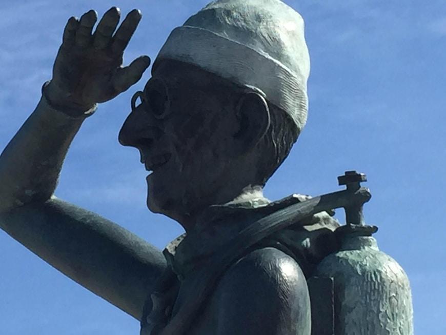 Jacques costeau y el acuario del mundo