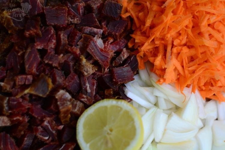 Ensalada veraniega de mojama