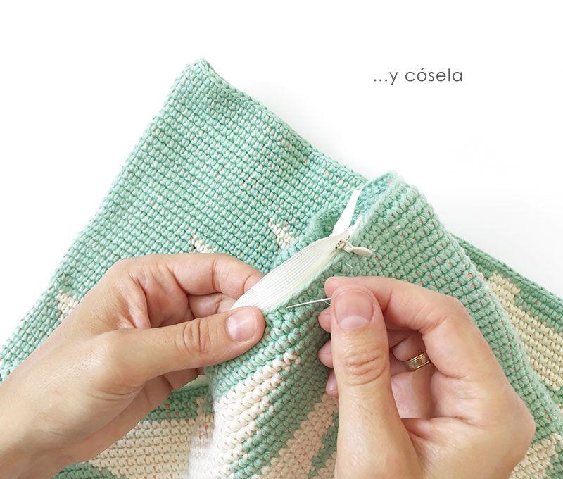 Cómo tejer un cojín Tapestry ETNIC de crochet- Patrón y Tutorial