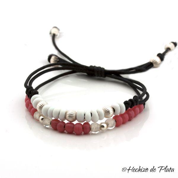 Pack de pulseras personalizadas de Hechizo de Plata joyería