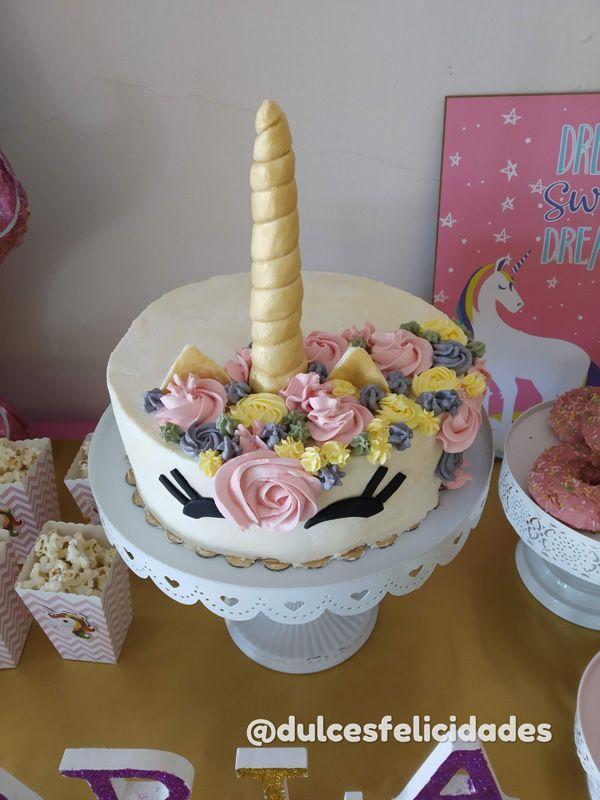 tarta de unicornio sin fondant, unicorn cake 