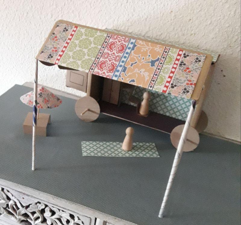 Manualidades con tema camping-playa