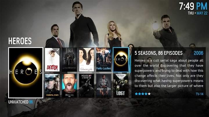 Descargar skins gratis para KODI