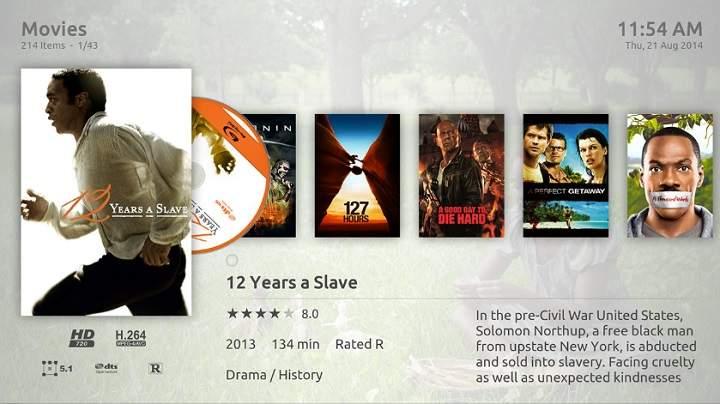 Descargar skins gratis para KODI