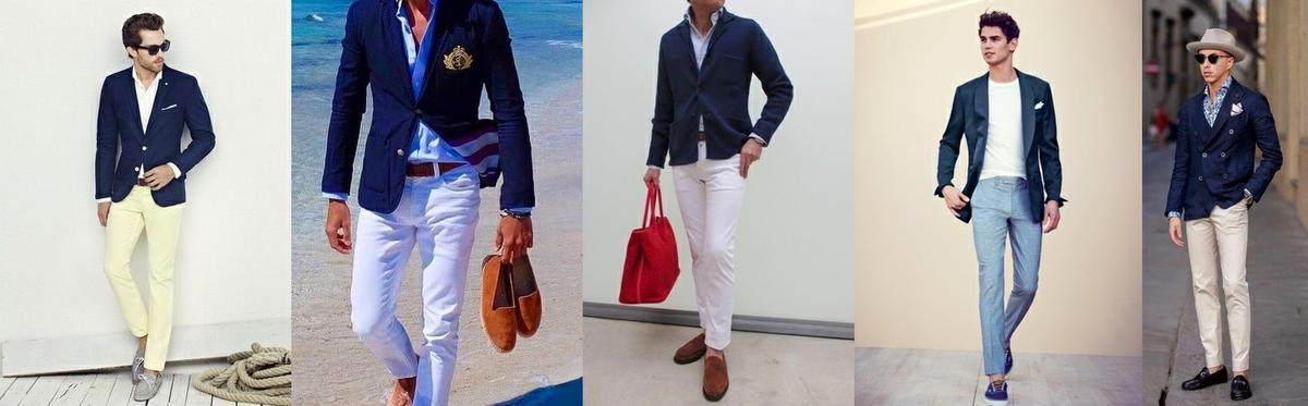 Formas de combinar un Blazer Azul Marino de Hombre