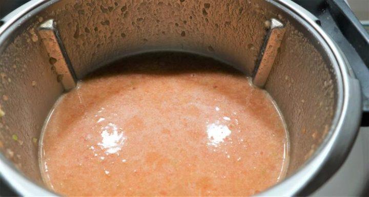 Gazpacho andaluz en Thermomix