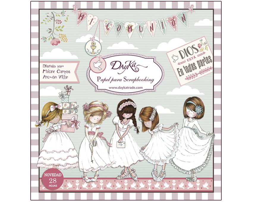 Libro scrap mi comunion niña 28 hojas