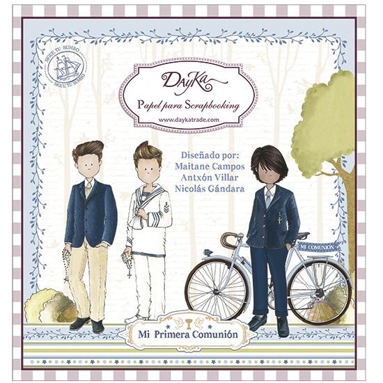 Libro scrap Mi 1ª comunion niño 24 hojas
