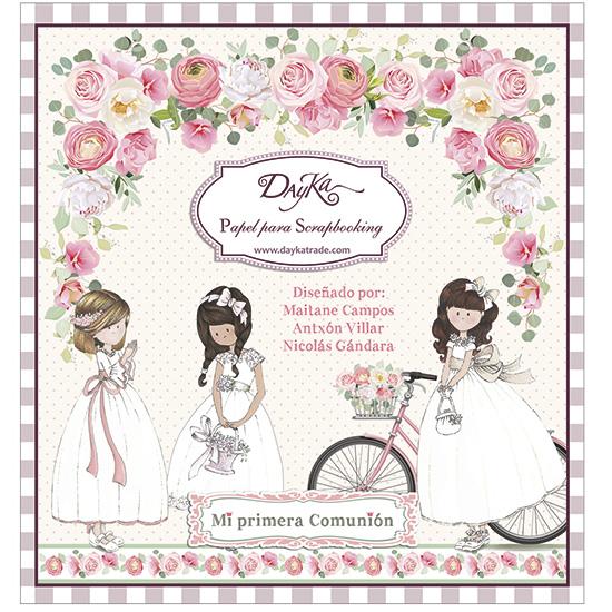 Libro scrap 1ª comunion niña 24 hojas