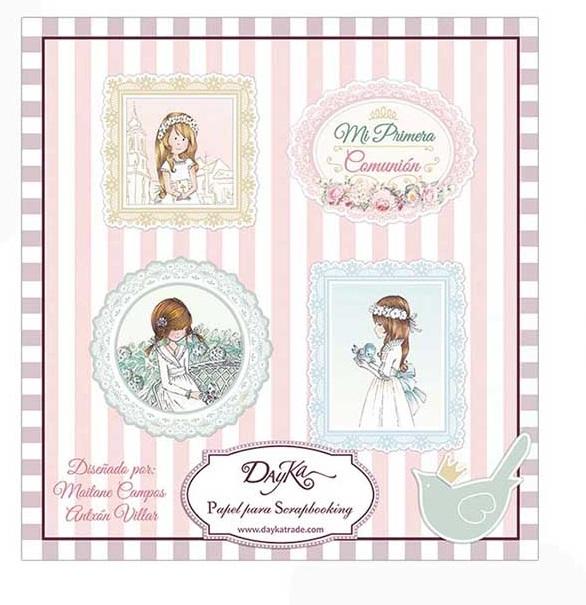 block scrap Mi 1ª comunion niña 24 hojas