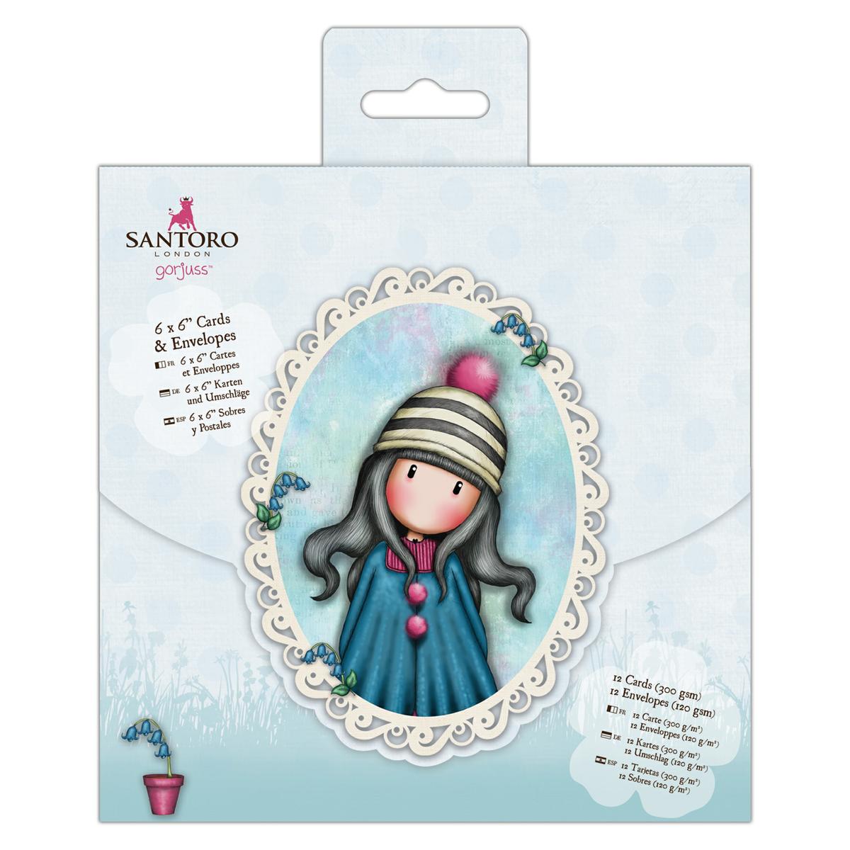 Pack de hojas y sobres 6x6 Gorjuss