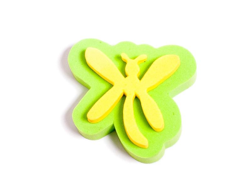 Sello de foam libelula